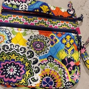 Vera Bradley Triple Zip Crossbody bag